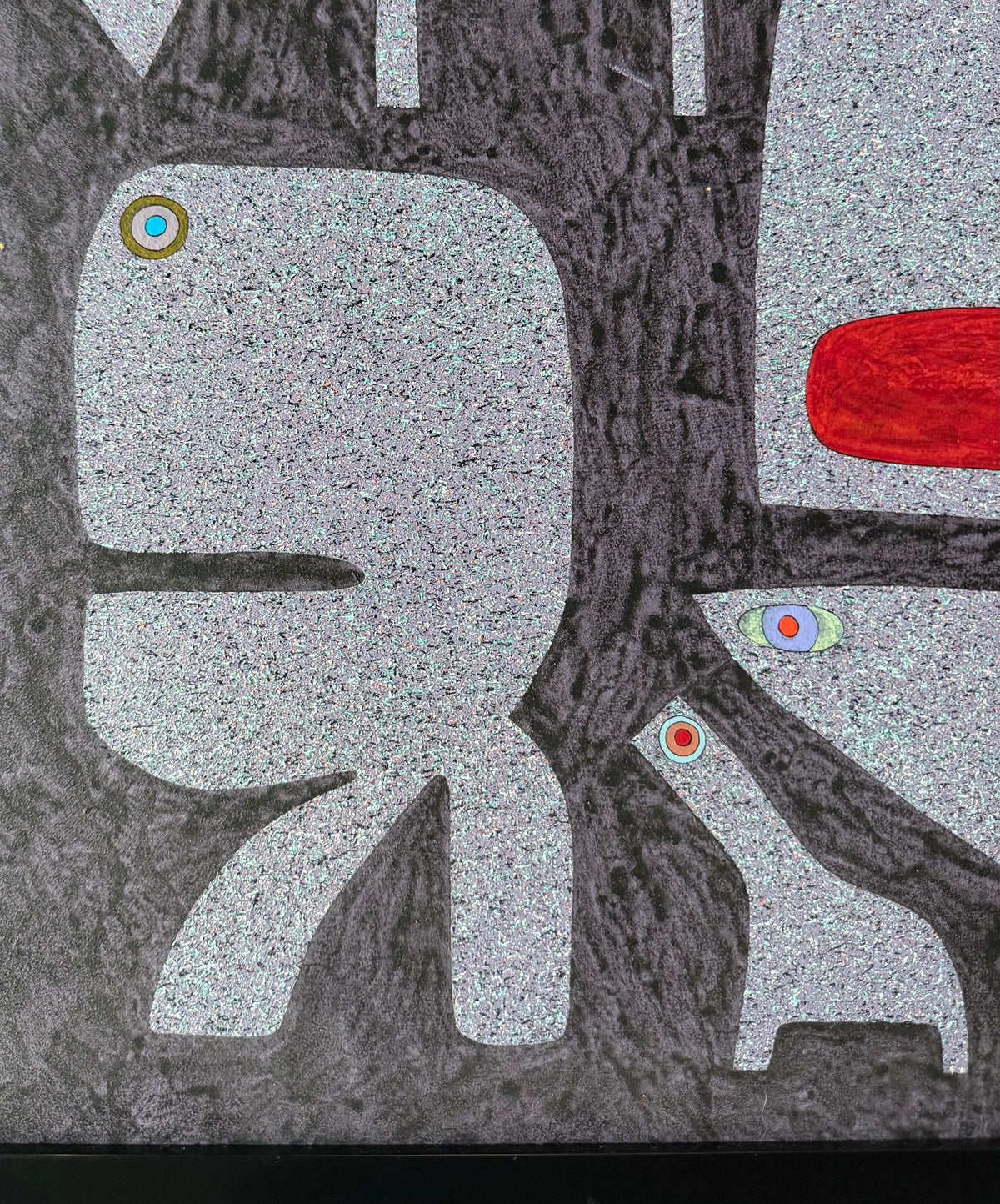 Original 30" x 24" Marvin Jones Creatures Acrylic Framed Painting