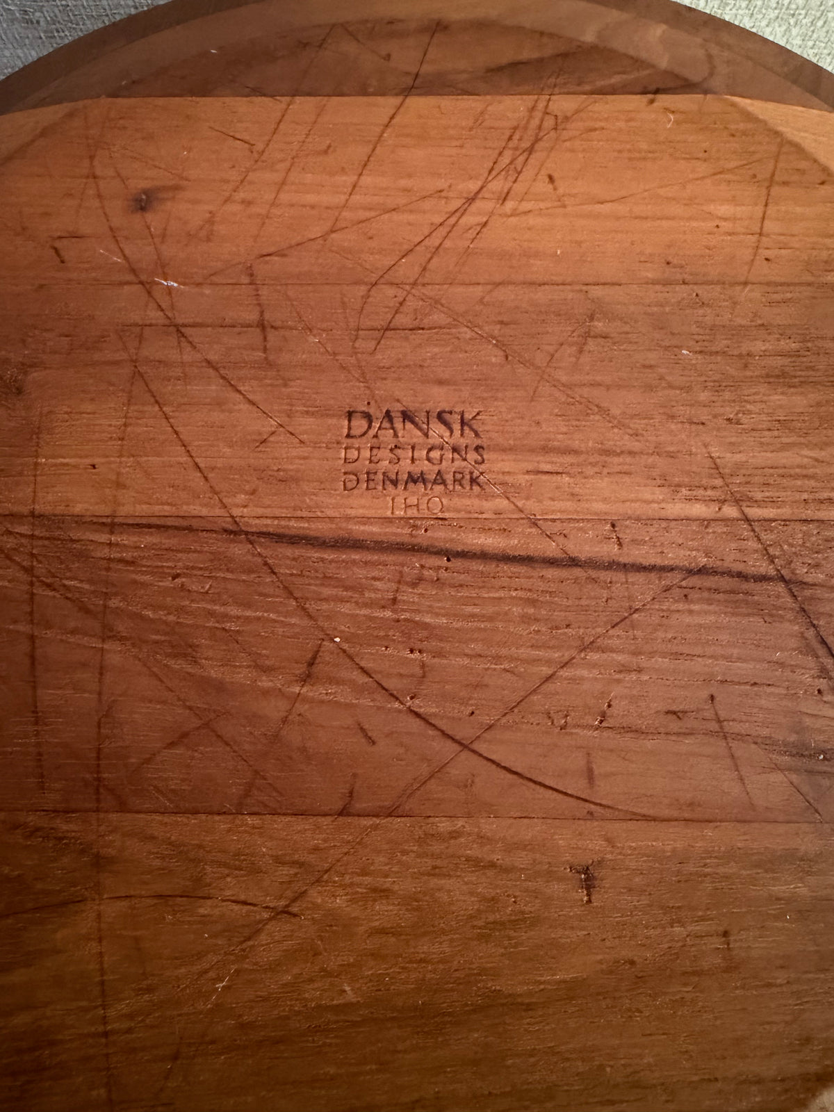 Danish Modern Vintage Large Staved Teak Bowl with Tongs by Jens Quistgaard for Dansk, Made in Denmark, ca. 1970's