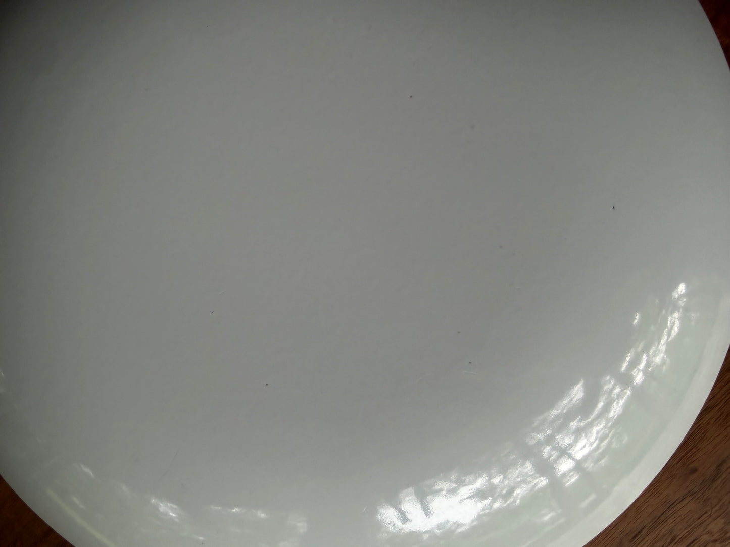 12" 1958 Vintage Cathrineholm Periwinkle White Flag Enamel on Steel Tray