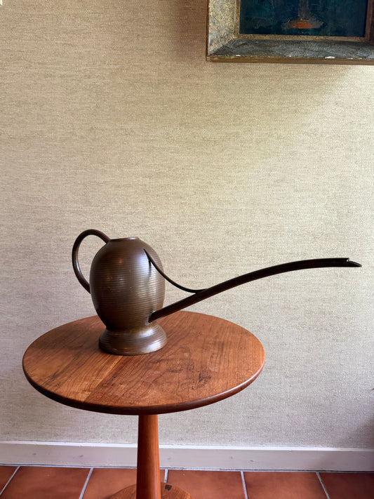 1955 Vintage Handmade One-of-a-Kind Brass + Copper Watering Can