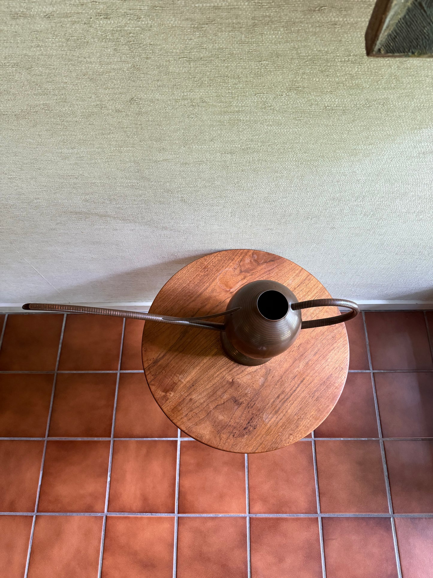 1955 Vintage Handmade One-of-a-Kind Brass + Copper Watering Can