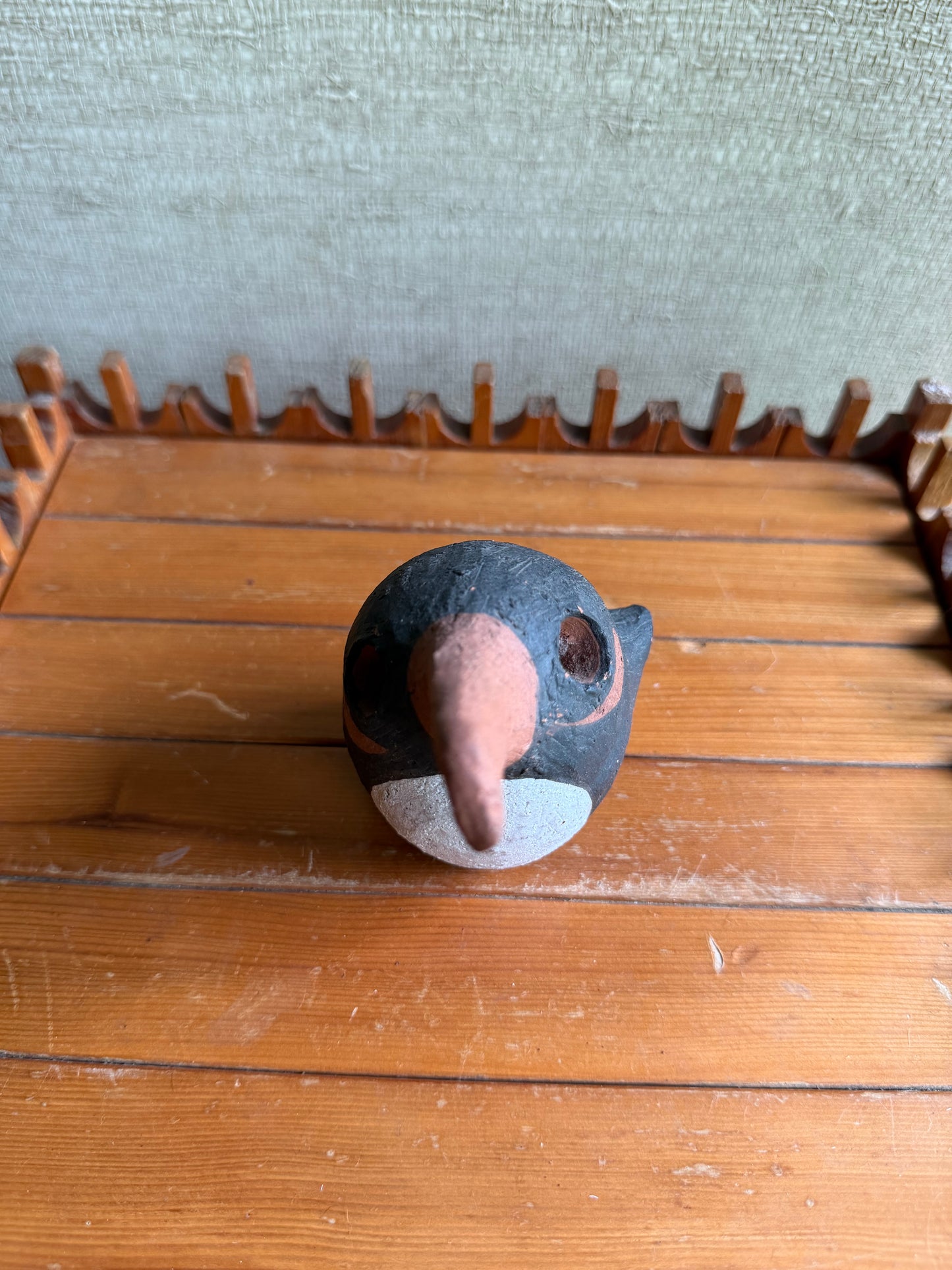 Vintage Handmade One-of-a-Kind Midcentury Modernist Studio Pottery Bird, ca. 1960's