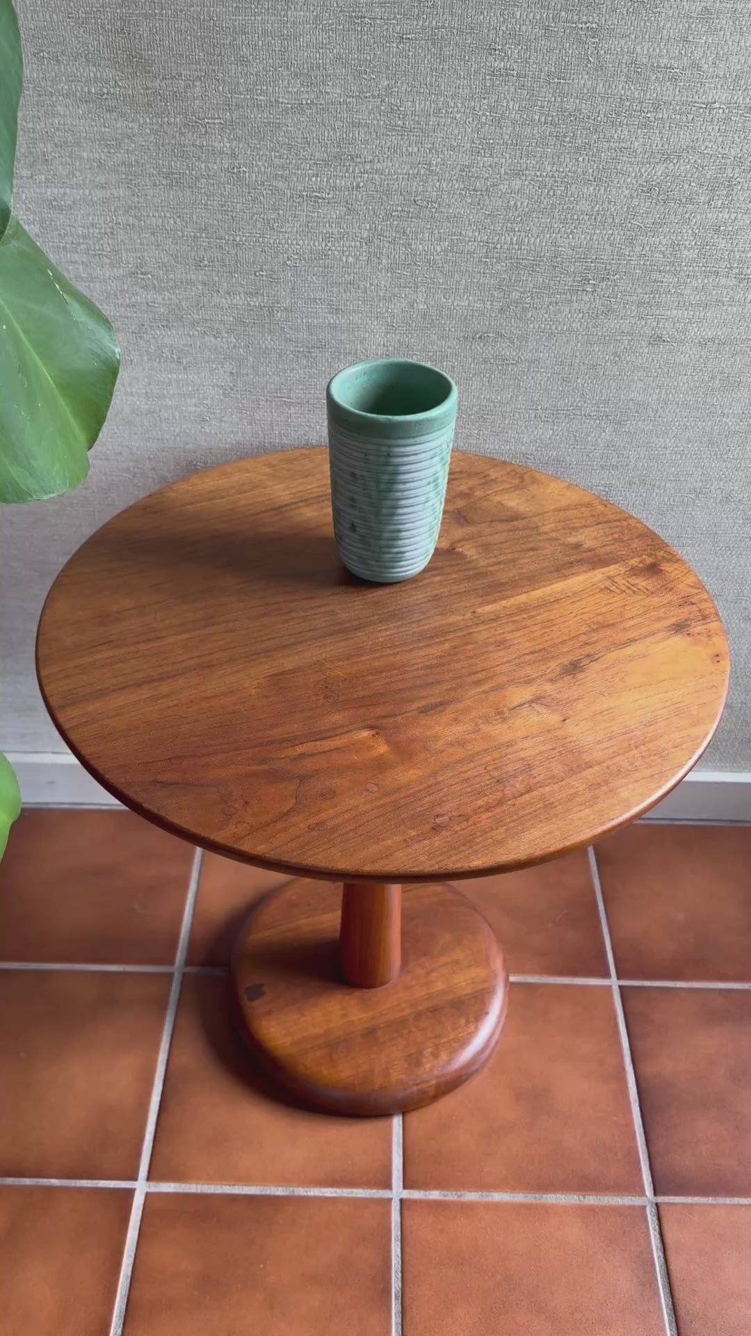 Video of Green Leaf Vase by Nancy Wickham 