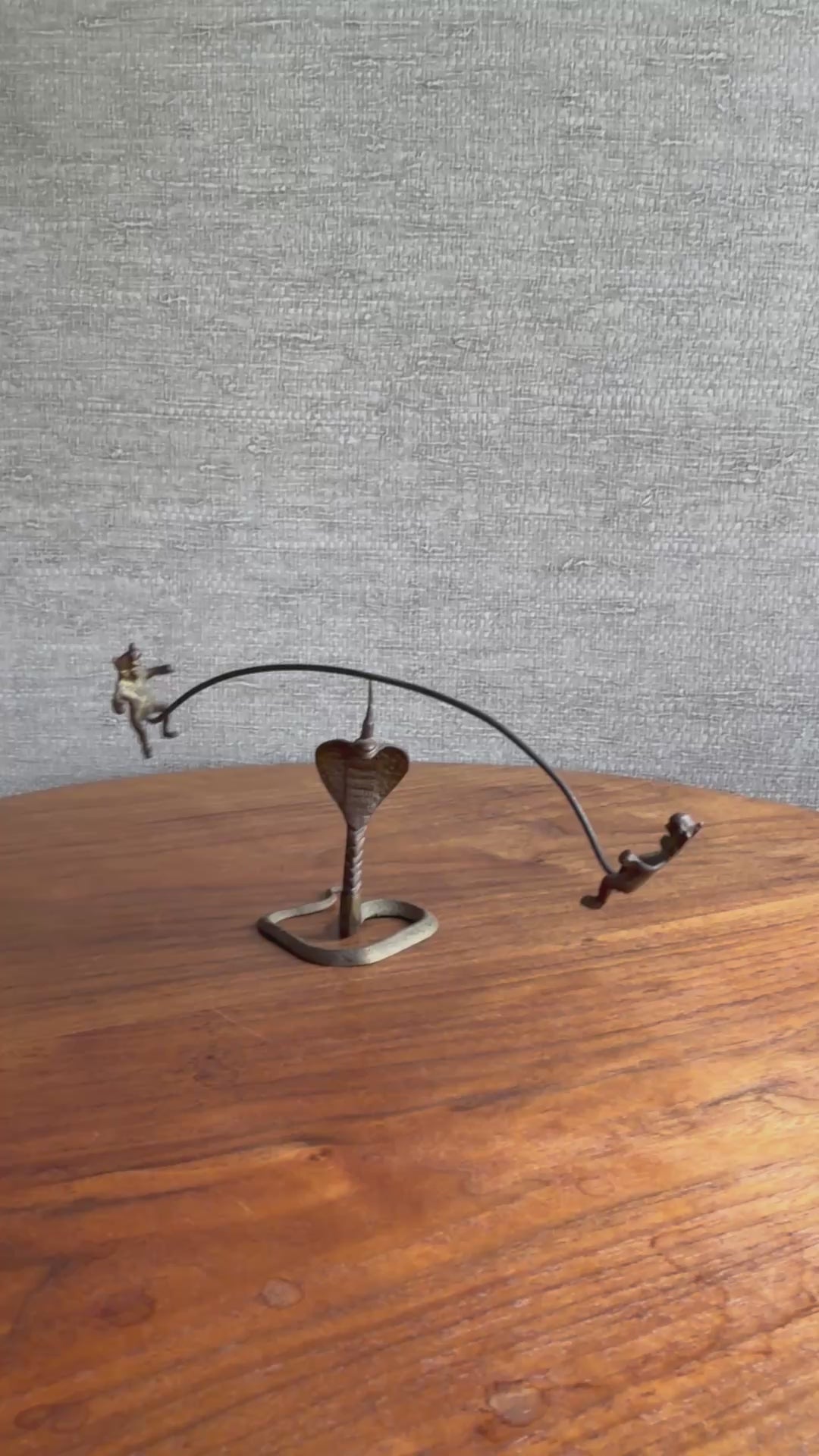 video of balancing bears on a king cobra 